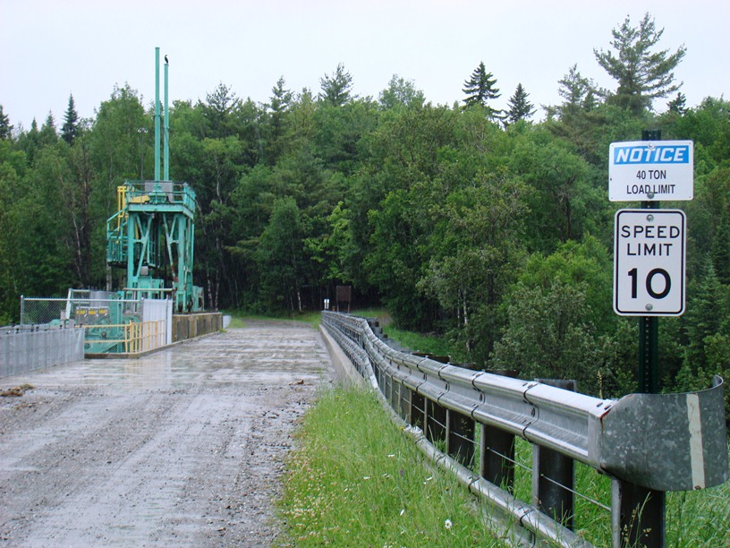 Road over Seboomook Dam | Maine: An Encyclopedia