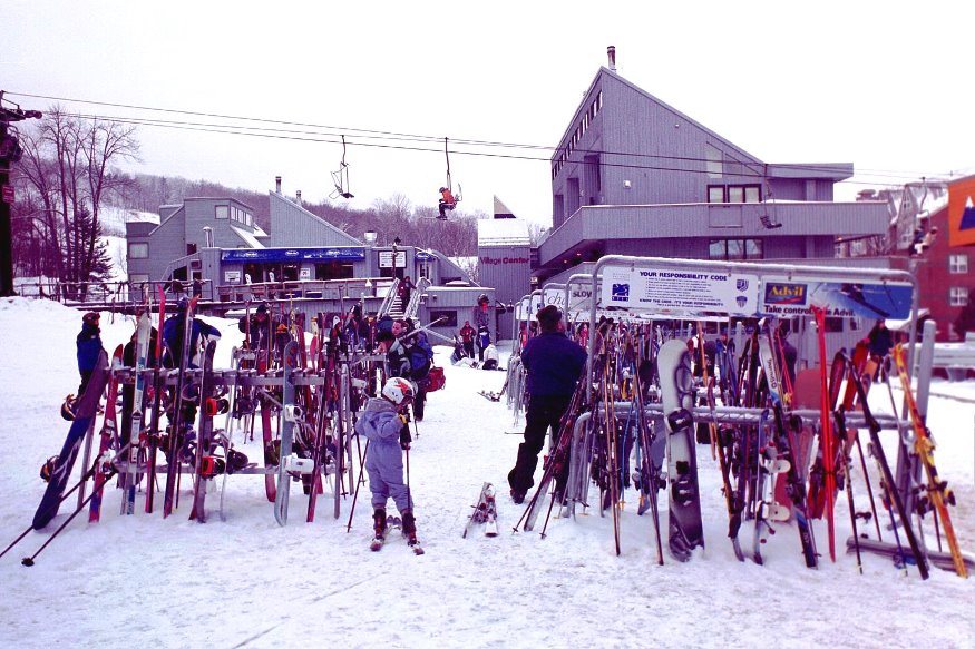Sugarloaf USA ski resort in Carrabasset Valley (2001)