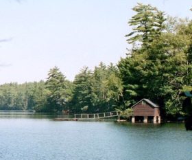 Summer Home with a ramp and float at Echo Lake (2002)