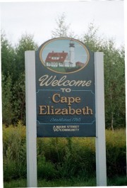 Sign: Welcome to Cape Elizabeth (2002)