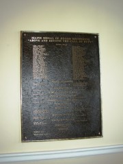 Plaque of Congressional Medal of Honor Winners in the State House (2003)