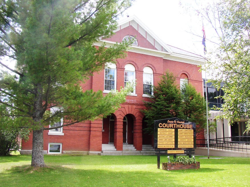 Aroostook County Courthouse (older portion) in Caribou (2003)