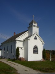 Church on the north side of Route 175 (2003)