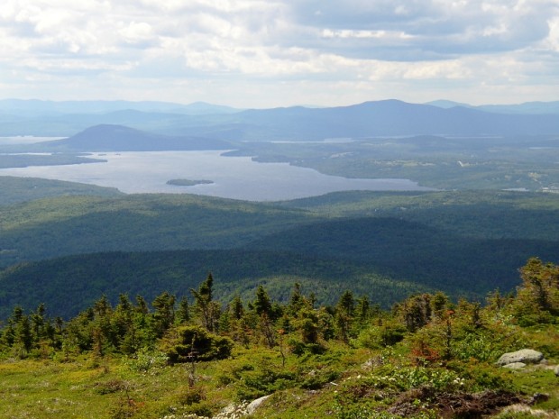 Rangeley Lake from Saddleback Mountain, Bald Mountain at Left in Distance (2004)