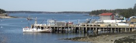 Boats and Wharf at Port Clyde in St. George (2005)