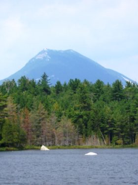 Doubletop Mountain from Grassy Pond in Baxter State Park (2005)