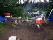 Camping at Attean Falls Campsite (2013)