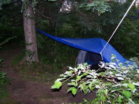 Tent at Attean Falls Campsite (2013)
