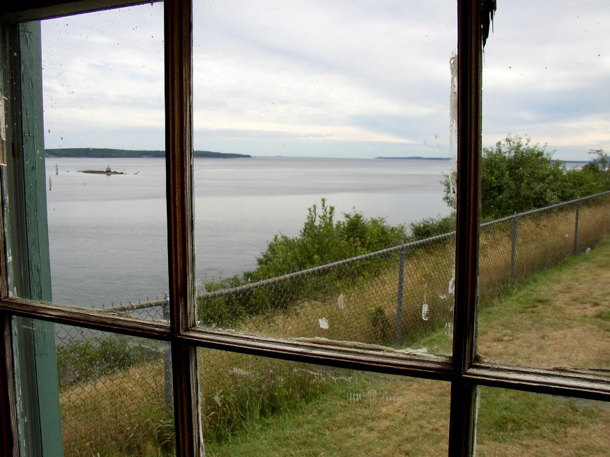 Penobscot Bay from the small museum at Fort Point (2007)