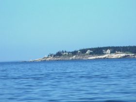 Pemaquid Point Light from outside New Harbor (2007)
