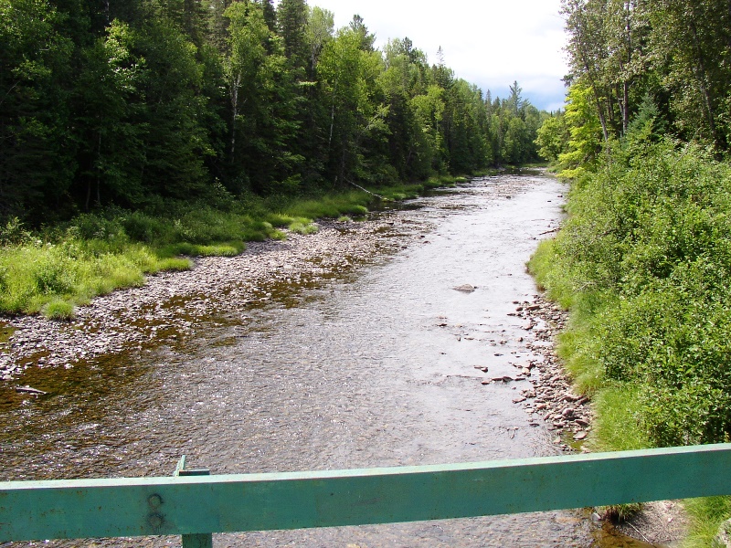 Trout Brook from the north side of the bridge on the Perimeter Road in Baxter State Park (2007)