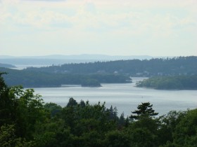 Bagaduce River and Castine from West Brooksville (2008)