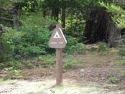 Sign: Camp Site at Odgen Point (2008)