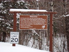 Scientific Forest Sign near the Bridge (2009)