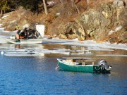Quahog fishermen on the New Meadows River (2010)