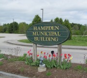 Sign: Hampden Municipal Building (2010)