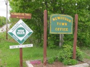 Sign: Newburgh Town Office (2010)