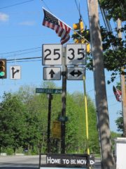 Intersection of routes 25 and 35 (2010)