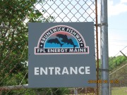 Sign for Florida Power and Light's Brunswick Fishway (2010)