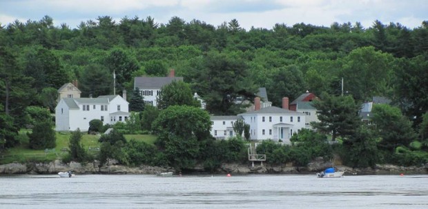 Woolwich Shore on the Kennebec River from Thorne Head in North Bath (2010)