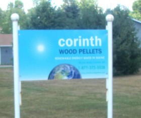 Sign: Corinth Wood Pellets (2010)
