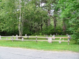 Small, remote cemetery on the East B Hill Road (2010)