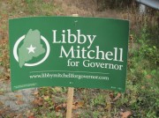 Sign: Libby Mitchell for Governor 2010