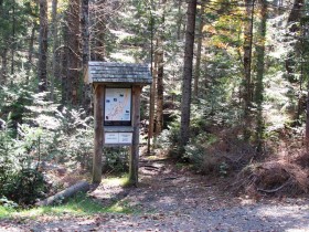 Kiosk and Trail Map at the Center (2010)