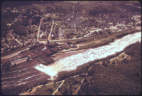 Livermore Falls and its International Paper Chisholm Mill (1973)