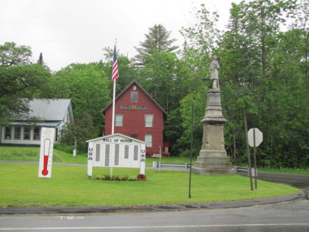 Abbot Civil War Memorial and Knights of Pythias Hall, now historical museum (2011)