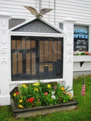 Honor Roll at the Town Office (2011)