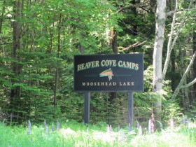 Sign: "Beaver Cove Camps" (2011)