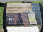 Sign Describing Lily Bay State Park (2011)