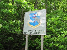 Strategic Air Command Sign at the Site (2011)