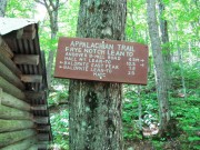 Directional Sign at Frye Notch Lean To (2011)