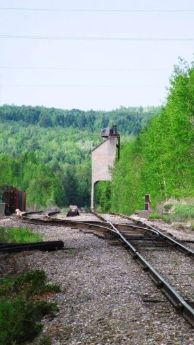 Railroad Tracks near Oakfield Station (2012)
