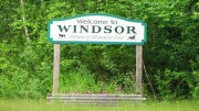 sign: "Welcome to Windsor" (2012)