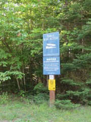 Signs at Boat Launch (2012)