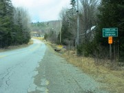 sign: Town Line, Entering Osborn, North on Route 179 (2013)