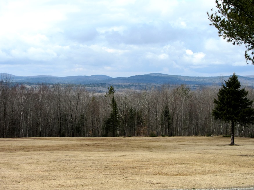 Panoramic View of Mountains looking West from Route 179 in Osborn (2013)