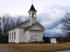 Amherst and Aurora Baptist Church on Route 9 in Amherst (2013)