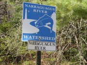 sign: Narraguagus River Watershed on Route 193