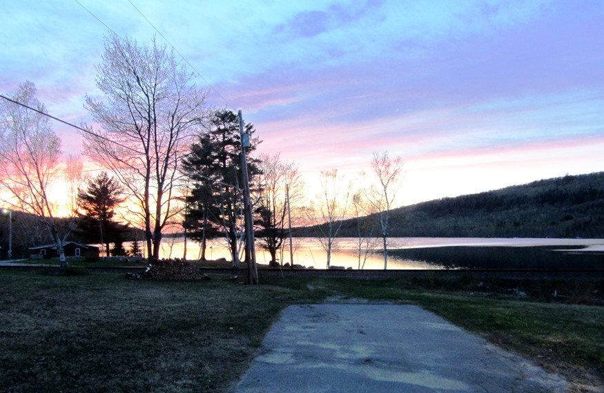 Sunset over Lambert Lake (2013)