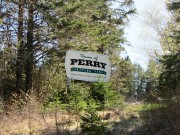 Sign: Town of Perry, Settled 1763 (2013)