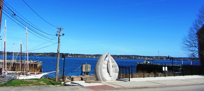 Friar Roads Channel from the Waterfront in Eastport (2013)