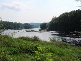 Main Channel of the Androscoggin River from Googin's Island (2013)