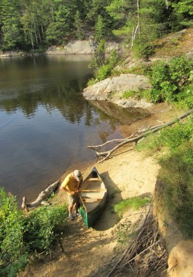 Androscoggin River Canoe Launch Area in Gilead (2013)