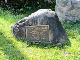 Head Tide Village Historical Marker (2013)