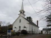 Church and sign: "Raymond Village Community Church" (2013)