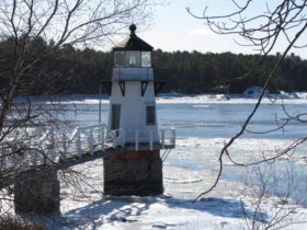 Doubling Point Light on the Kennebec River in Arrowsic (2014)
